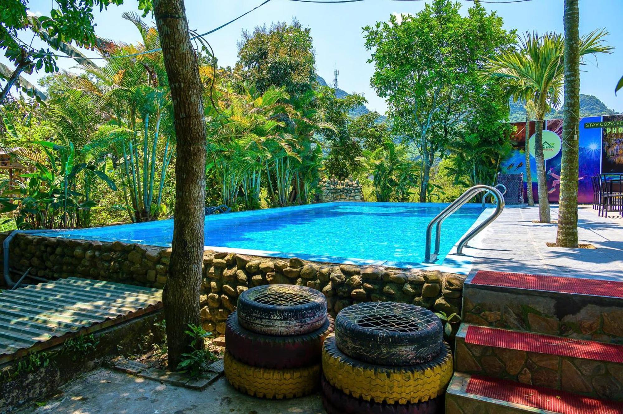Jungle Boss Homestay Phong Nha Exterior foto